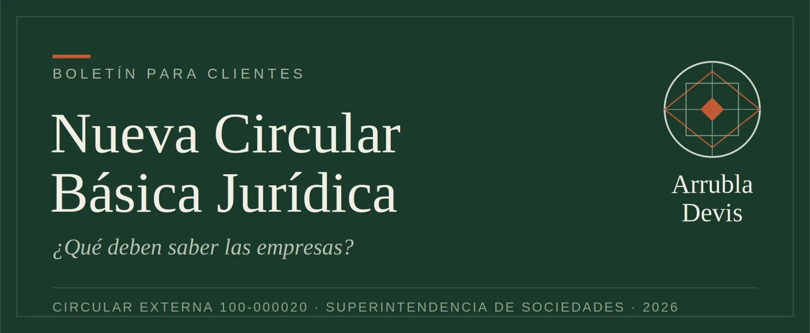 Nueva Circular Básica Jurídica · Boletín para clientes