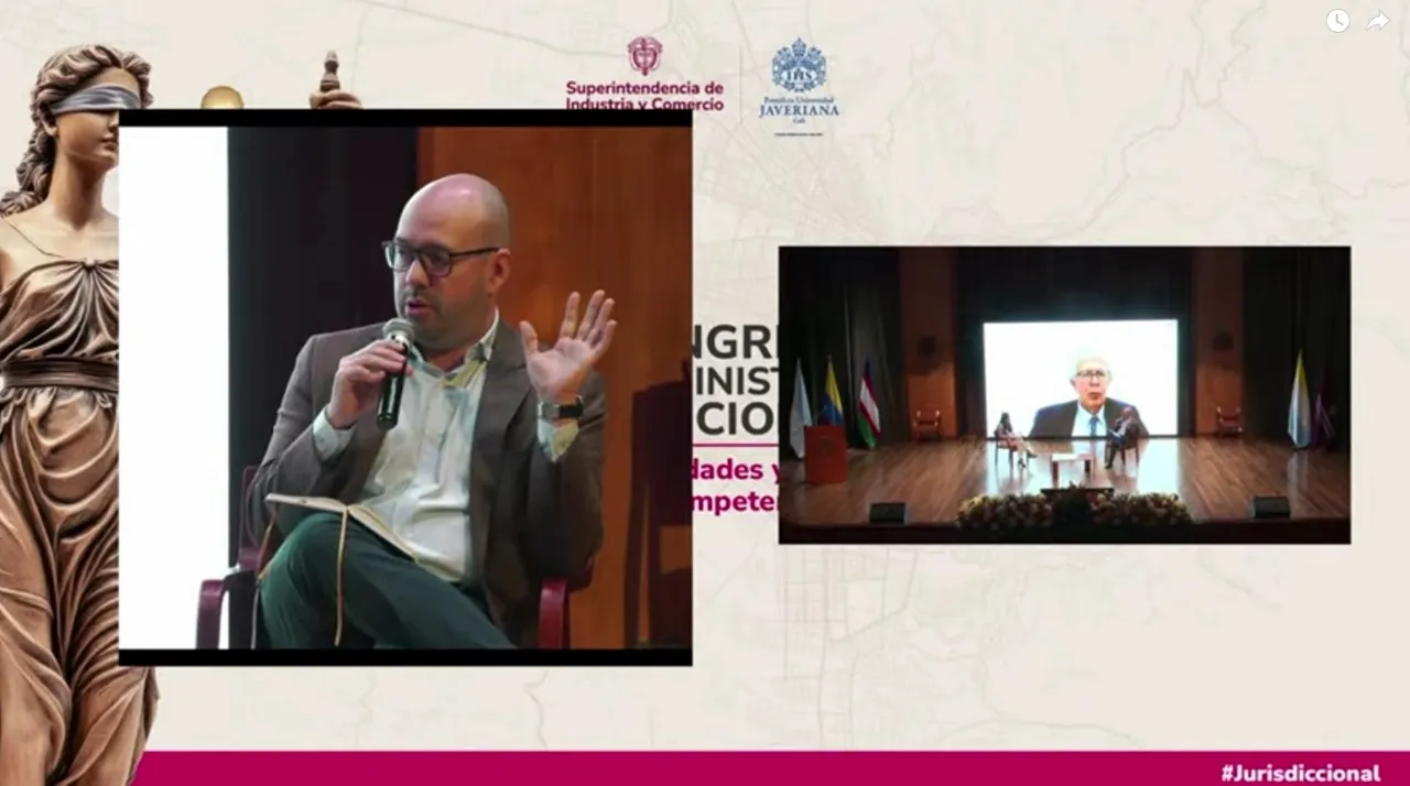 Jaime Alberto Arrubla Paucar, durante el Segundo Congreso de Autoridades Administrativas Investidas con Funciones Jurisdiccionales